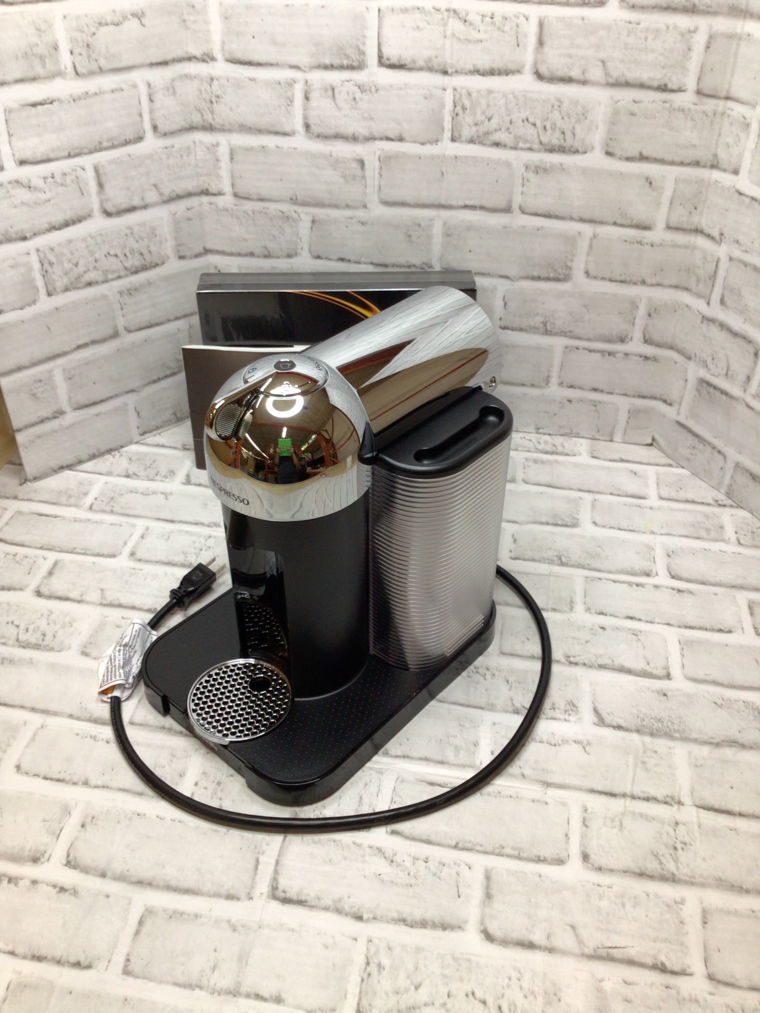 *NEW OPEN BOX* Nespresso Vertuo Coffee and Espresso Machine by Breville, Chrome (8095329419502)